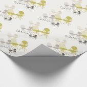 Retro Mod Eames DKR-ondervoorzitter Patroonpapier Cadeaupapier (Hoek)