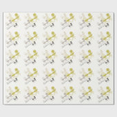 Retro Mod Eames DKR-ondervoorzitter Patroonpapier Cadeaupapier (Vlak)