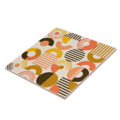 Retro Mod Fantastic Shapes Tegeltje (Zijkant)