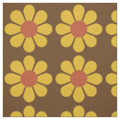 Retro Mod Floral Pattern Stof (Swatch)