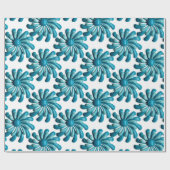 Retro MOD Flowers - Floral Spring Garden Cadeaupapier (Vlak)