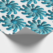 Retro MOD Flowers - Floral Spring Garden Cadeaupapier (Hoek)