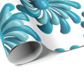 Retro MOD Flowers - Floral Spring Garden Cadeaupapier (Rol Hoek)