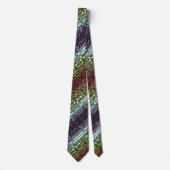 Retro Mod Geometric Groovy Funky Neurogender Pride Stropdas (Voorkant)