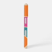 Retro Mod Geometrisch Ontwerp iPhone 16 Hoesje (Rechterkant)