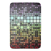 Retro Mod Geometrische Groovy Funky Neurogender Pr Badmat (Voorkant Verticaal)