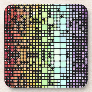 Retro Mod Geometrische Groovy Funky Neurogender Pr Bier Onderzetter