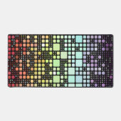 Retro Mod Geometrische Groovy Funky Neurogender Pr Bureaumat (Voorkant)