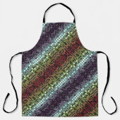 Retro Mod Geometrische Groovy Funky Neurogender Pr Schort (Voorkant)