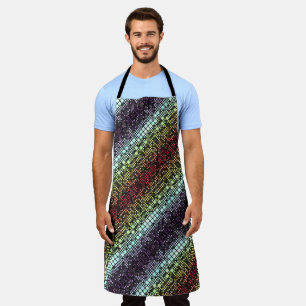 Retro Mod Geometrische Groovy Funky Neurogender Pr Schort