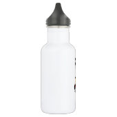 Retro Mod Girl met Guitar Waterfles (Links)