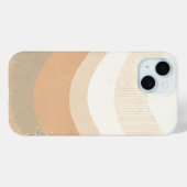 Retro Mod Golven Aards Neutraal Design Case-Mate iPhone Case (Achterkant (horizontaal))
