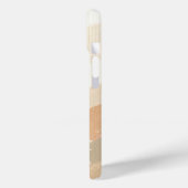 Retro Mod Golven Aards Neutraal Design Case-Mate iPhone Case (Achterkant / Links)