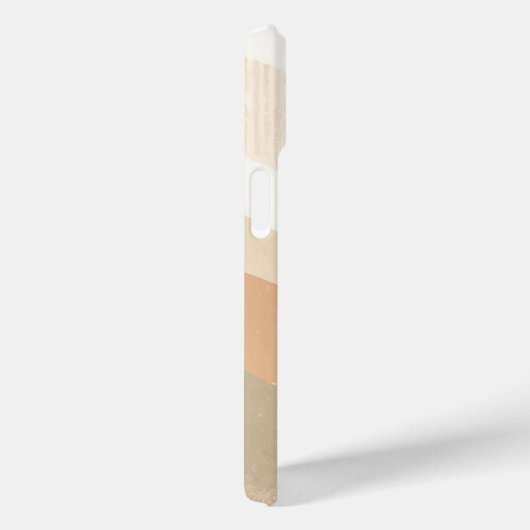 Retro mod golven aards neutraal ontwerp Case-Mate iPhone case (Achterkant / Rechts)