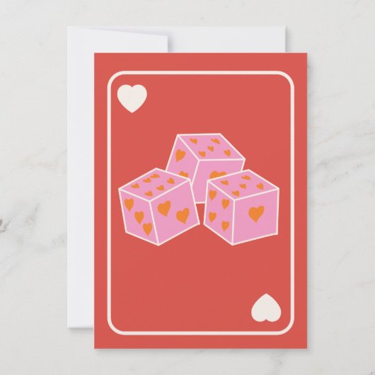 Retro Mod Hit de Jackpot Slot Machine Party Kaart (Achterkant)