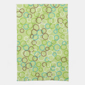 Retro Mod Limoen Kitchen Towel Theedoek (Verticaal)
