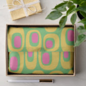 Retro mod patroon tissuepapier (Geschenk)