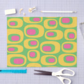 Retro mod patroon tissuepapier (Craft)