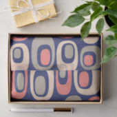 Retro mod patroon tissuepapier (Geschenk)
