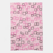  Retro Mod Pink Kitchen Towel Gift Theedoek (Verticaal)