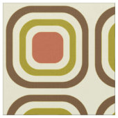 Retro Mod Square Patroon Stof (Close Up)