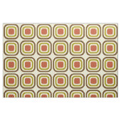 Retro Mod Square Patroon Stof (Fat Quarter)