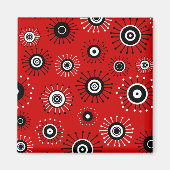 Retro Mod Starburst Magneet (Voorkant)