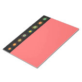 Retro Mod Starbursts Notitieblok (Schuin)