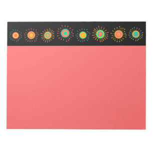 Retro Mod Starbursts Notitieblok