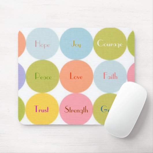 Retro Mod Stippen MUISMAT (Met muis)