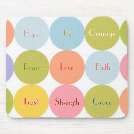 Retro Mod Stippen MUISMAT (Voorkant)