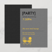 Retro Mod Voorzitter Paar Eames Weddenschappen Rec Kaart (Voorkant / Achterkant)