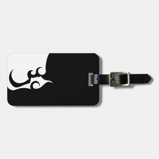 Retro Mod Woman Bagagelabel (Voorkant horizontaal)