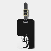 Retro Mod Woman Bagagelabel (Voorkant verticaal)