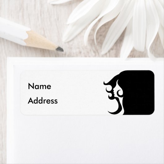 Retro Mod Woman Etiket (Insitu)