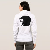 Retro Mod Woman Hoodie (Achterkant volledig)