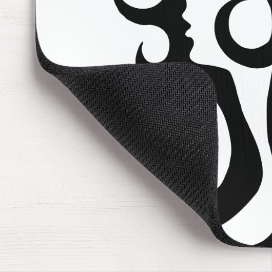 Retro Mod Woman Muismat (Hoek)