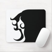 Retro Mod Woman Muismat (Met muis)