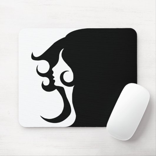 Retro Mod Woman Muismat (Met muis)