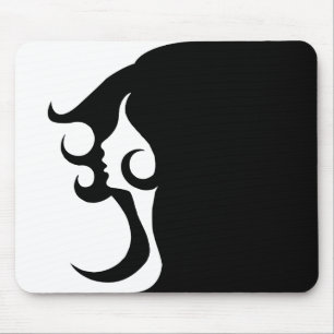 Retro Mod Woman Muismat