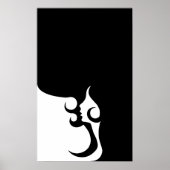 Retro Mod Woman Poster (Voorkant)