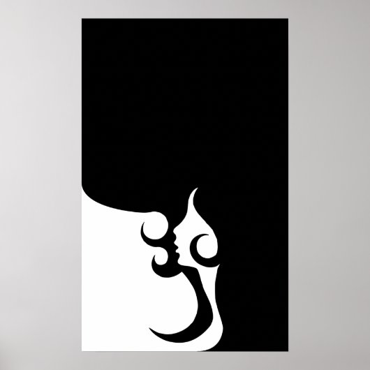 Retro Mod Woman Poster (Voorkant)