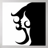 Retro Mod Woman Poster (Voorkant)