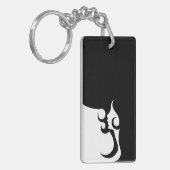 Retro Mod Woman Sleutelhanger (Voorkant Links)