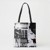 Retro Mode All-Over-Print Canvas tas (Voorkant)