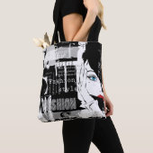 Retro Mode All-Over-Print Canvas tas (Dichtbij)