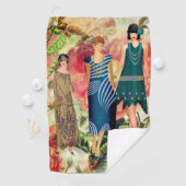 Retro Mode Dames Gepersonaliseerde Golfhanddoek (Insitu)