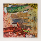 Retro Mode Dames Legpuzzel (Horizontaal)