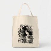 Retro Mode Diva gedraaid Tote Bag (Voorkant)