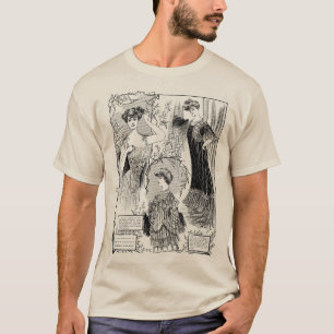 Retro mode illustratie collage shirt
